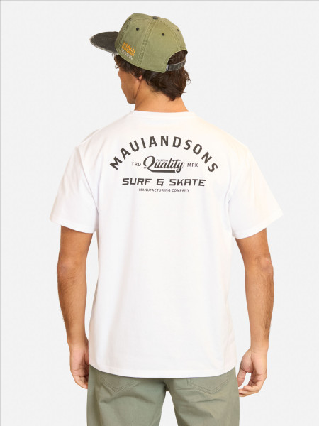 Polo manga corta Oversize Coastal Blanco Hombre - 5P638