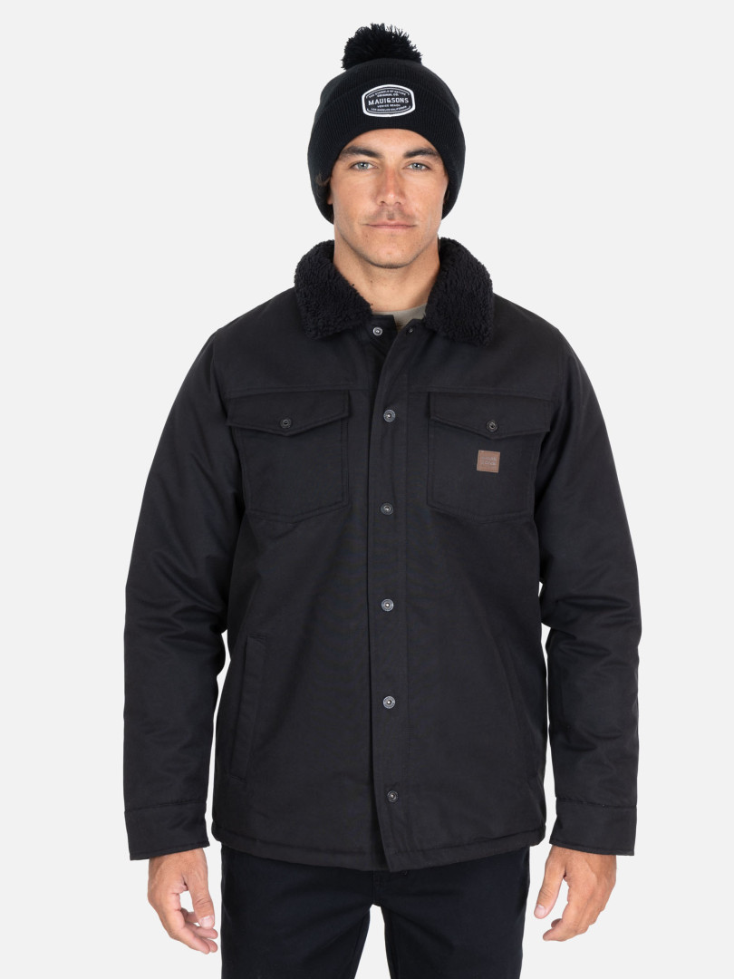 JACKET BLACK COUNTRY COAT HOMBRE